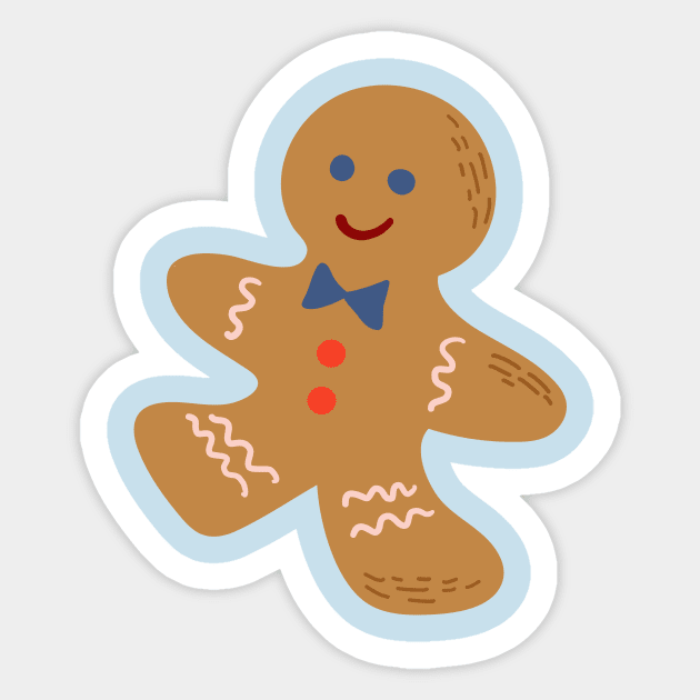 Gingerbread man Sticker by DanielK